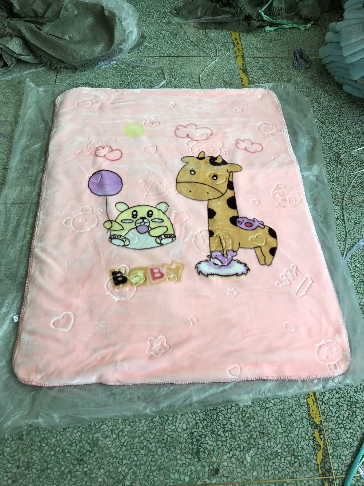 Blanket 110*140 Cloud Blanket Pink For Kids