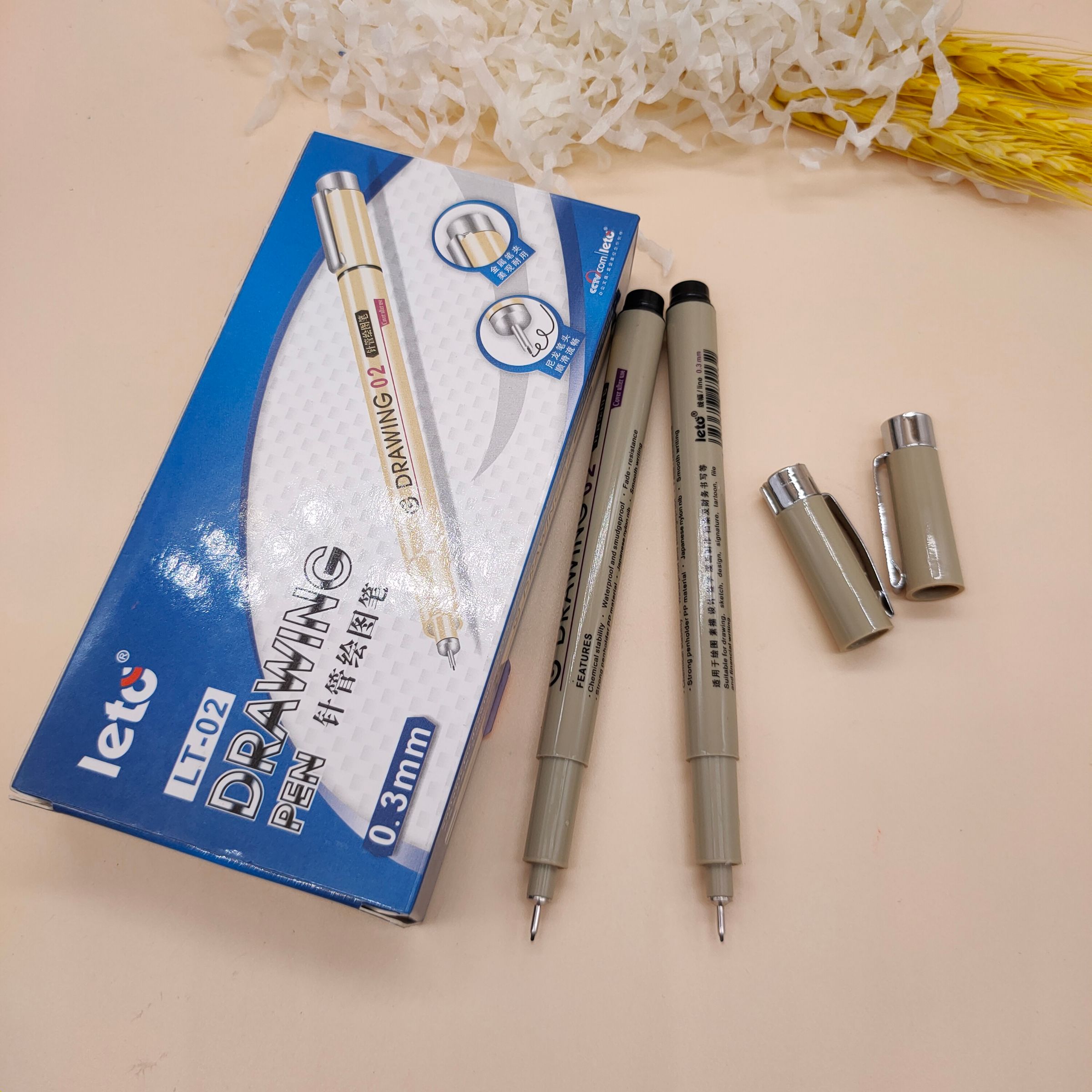 Waterproof hook pen, drawing pen, drawing pen, drawing pen, drawing pen