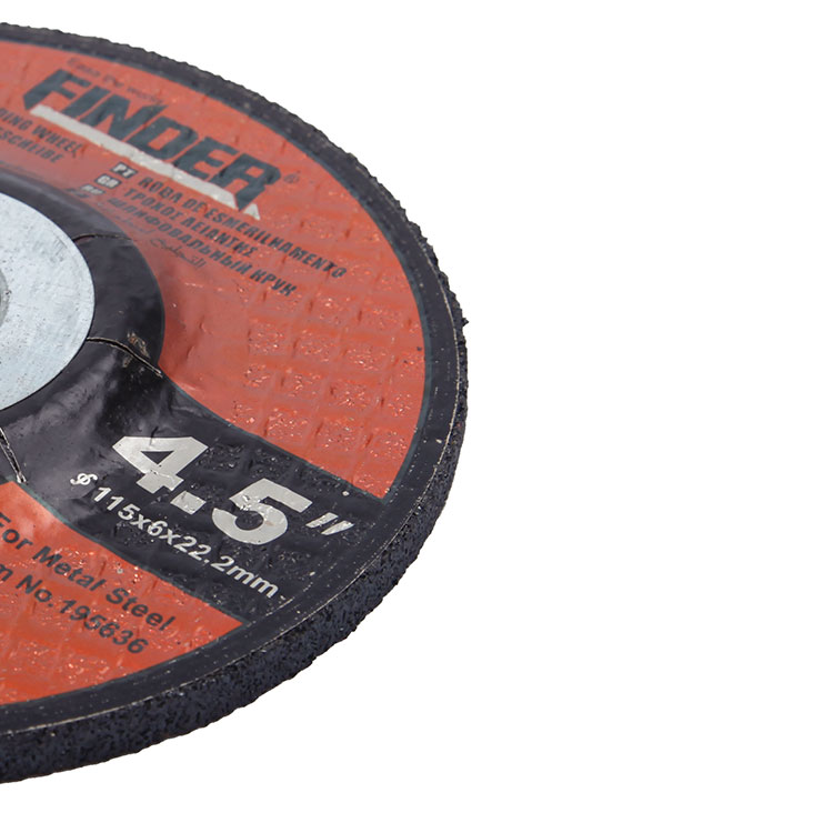 Finder 4.5" Grinding Depressed Center Grinding Wheel Specification drawing