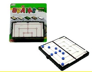 Magnetically attracted singles chess