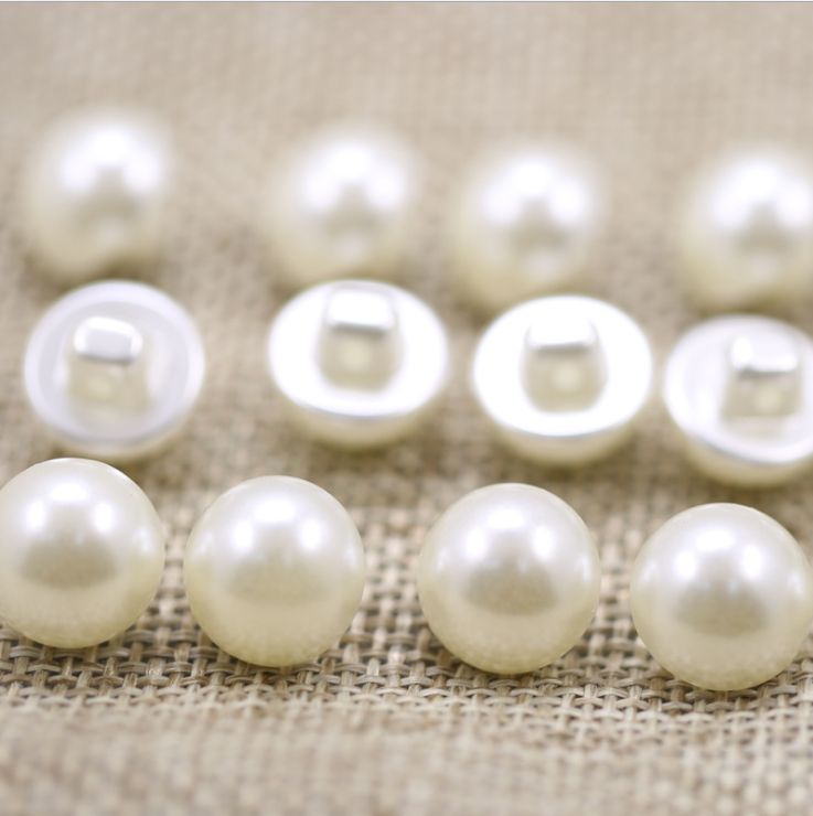 珍珠蘑菇纽扣10MM