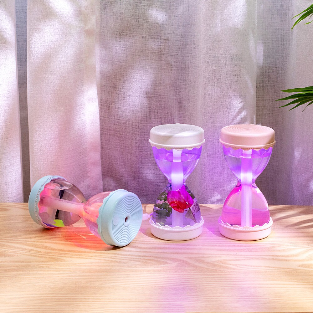 Hourglass humidifier USB car home office mute atomizer Small night light air humidifier thumbnail