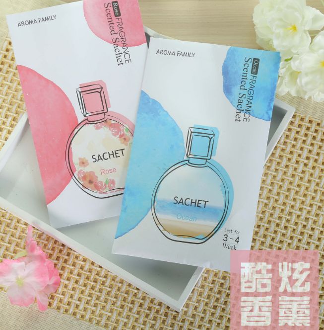 Export foreign trade aromatherapy bags, sachets, hook sachets, anti-insect incense agents, wardrobe sachets, sachets details Picture