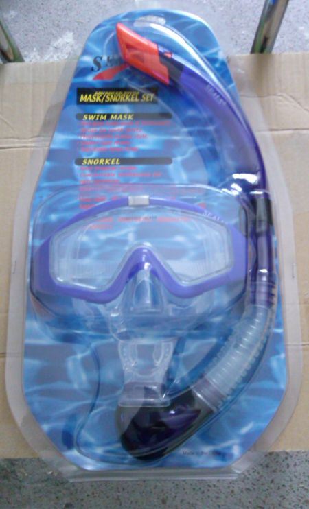 Snorkeling tube set adult snorkeling mask dry professional snorkeling equipment two-piece set 37+11