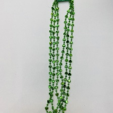 爱尔兰节mini 三叶草间5mm珠项链