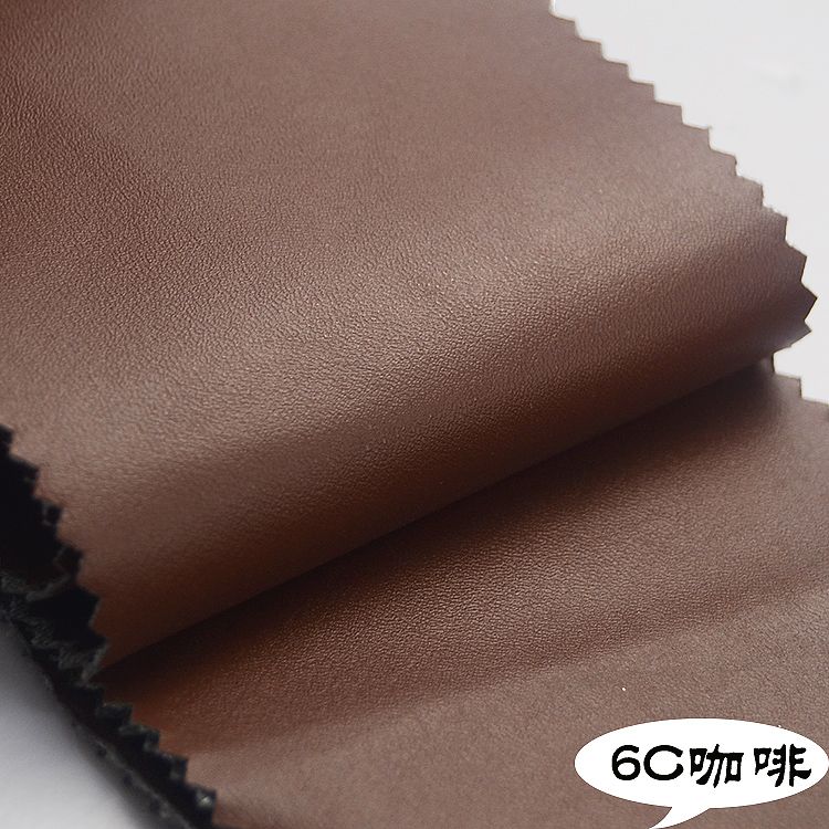 现货多色纳帕纹细纹人造革箱包皮具面料详情图13