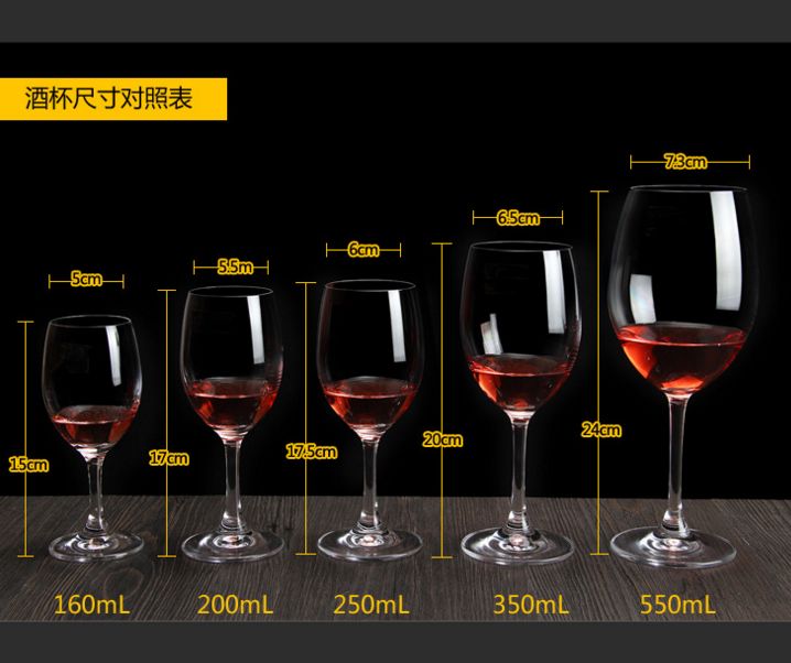 Lead-free crystal glass, highball glass, champagne glass, white wine glass, red wine glass, sparkling glass, decanter details Picture
