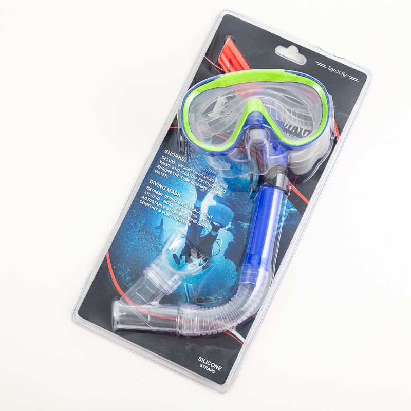 Snorkeling tube set Adult snorkeling mask professional snorkeling equipment two-piece set 8010-69tta