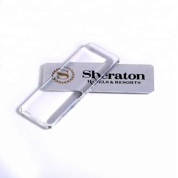 Magnetic name tag, acrylic name tag, name tag, high-end employee ID card 7020-7024 detail image 1