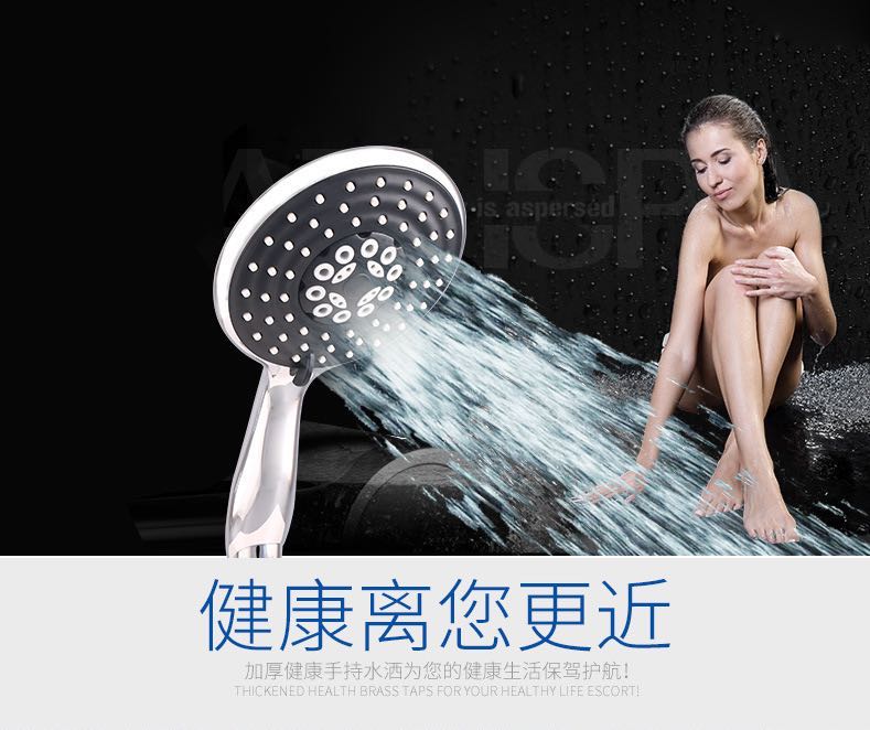 【 Xu Yi Sanitary Ware 】 Factory direct sales of three sizes of medium and large-sized handheld shower heads and multi-functional shower heads detail image 2