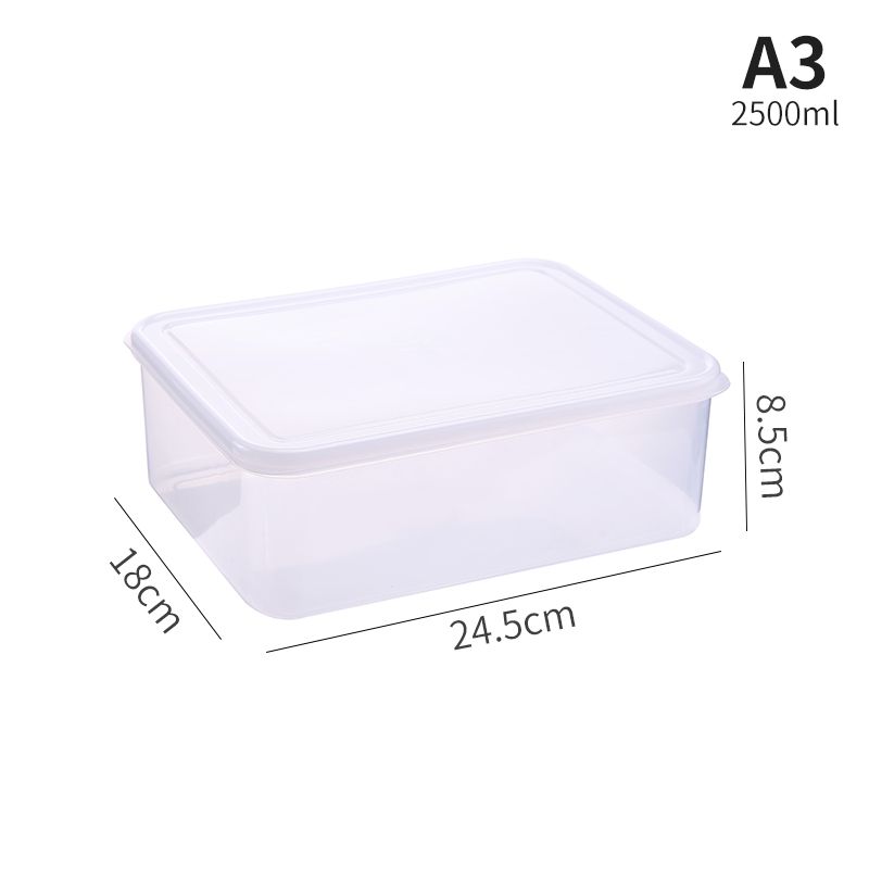 Wangfu Preservation Storage Box 2500ml Large size 8083 details Picture