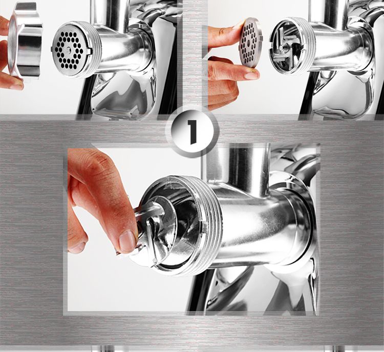 Multi-functional meat grinder, meat minder, electric stainless steel, high-power sausage stuffing and stirring, fully automatic commercial and household pic 11