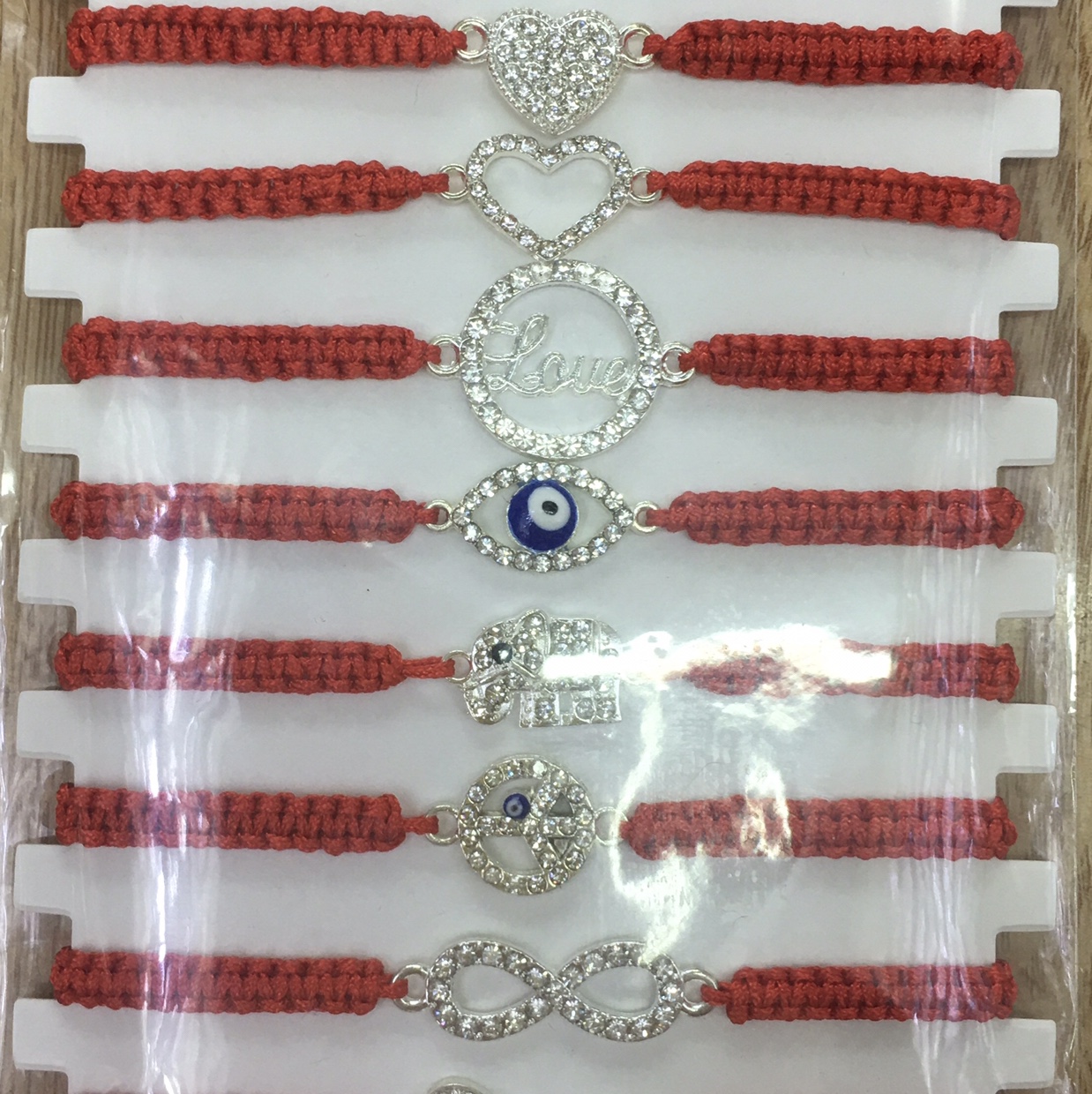 红绳编织手链百搭