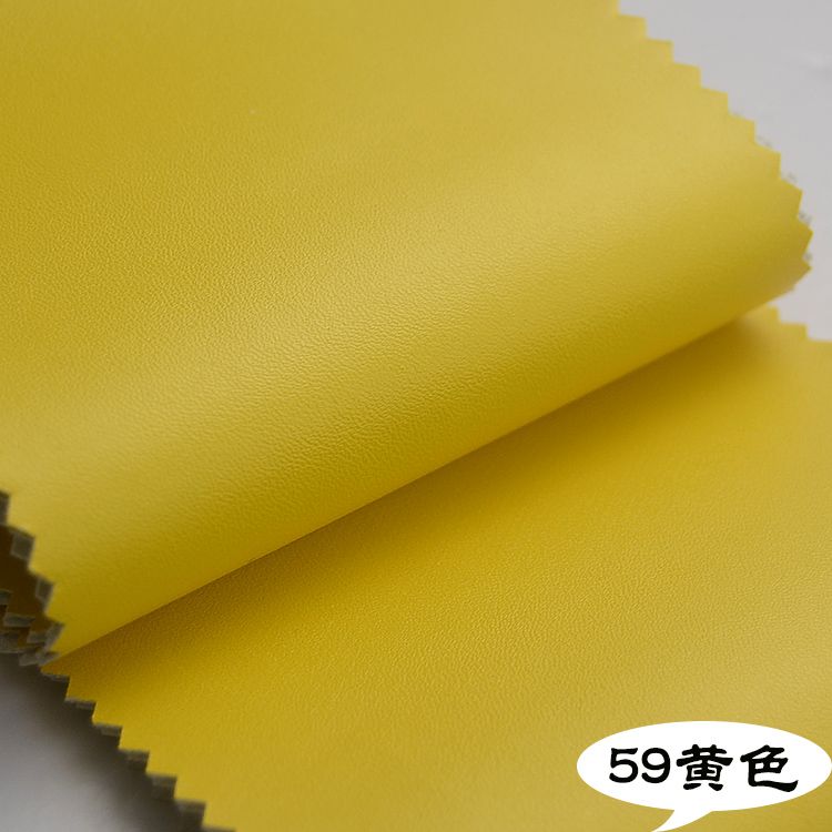 现货多色纳帕纹细纹人造革箱包皮具面料详情图14