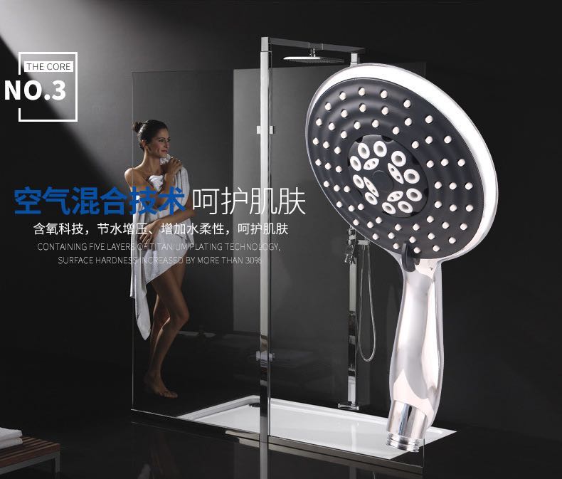 【 Xu Yi Sanitary Ware 】 Factory direct sales of three sizes of medium and large-sized handheld shower heads and multi-functional shower heads detail image 9