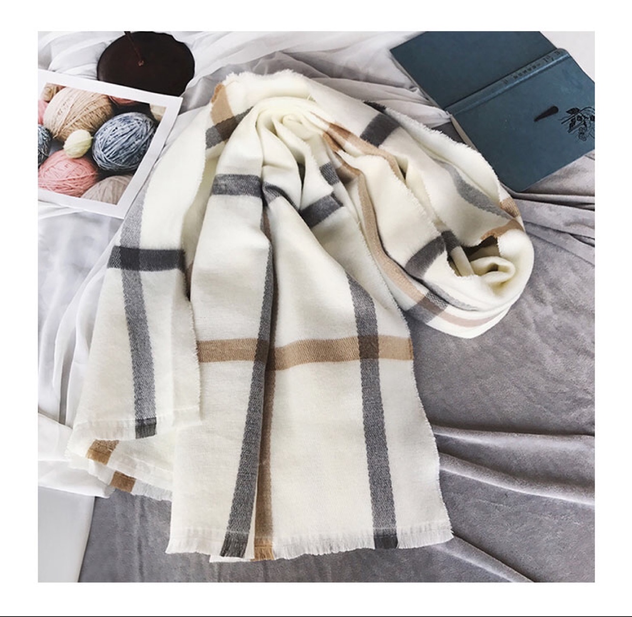 Zara Autumn/winter plaid scarf
