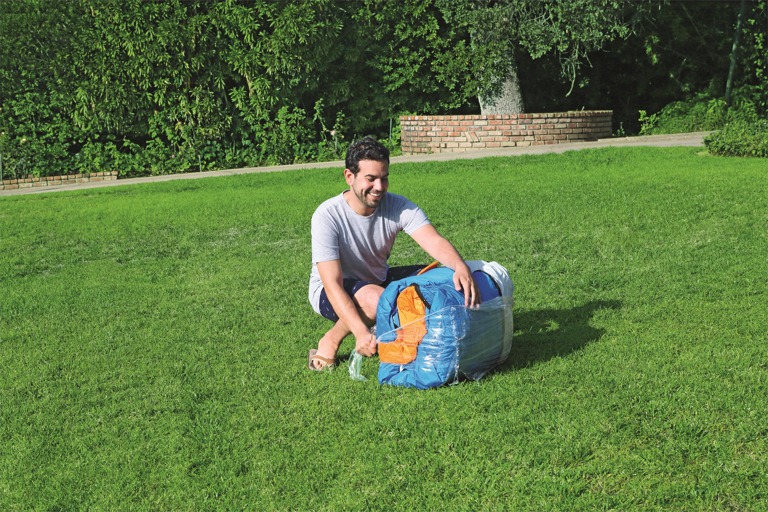 Bestway旋涡水浪水池公园 小型水上滑梯游乐场 儿童充气戏水乐园产品图