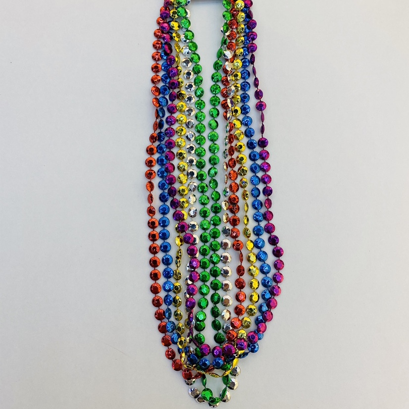 10mm扁角珠派对项链