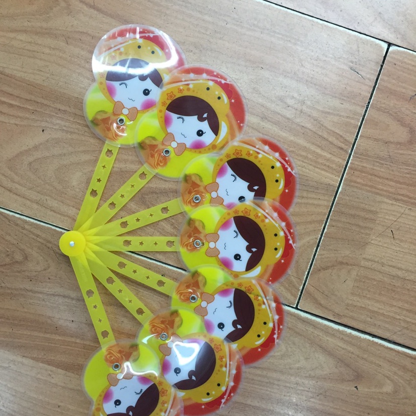 七片儿童扇