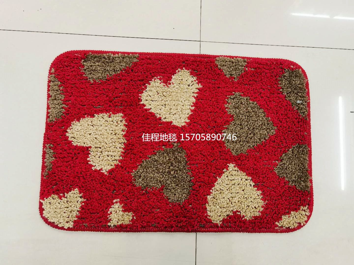 New TPR bottom curved head gauze floor mat, anti-slip foot mat, home door mat, large flower floor mat, curved head gauze door mat Application Scenario