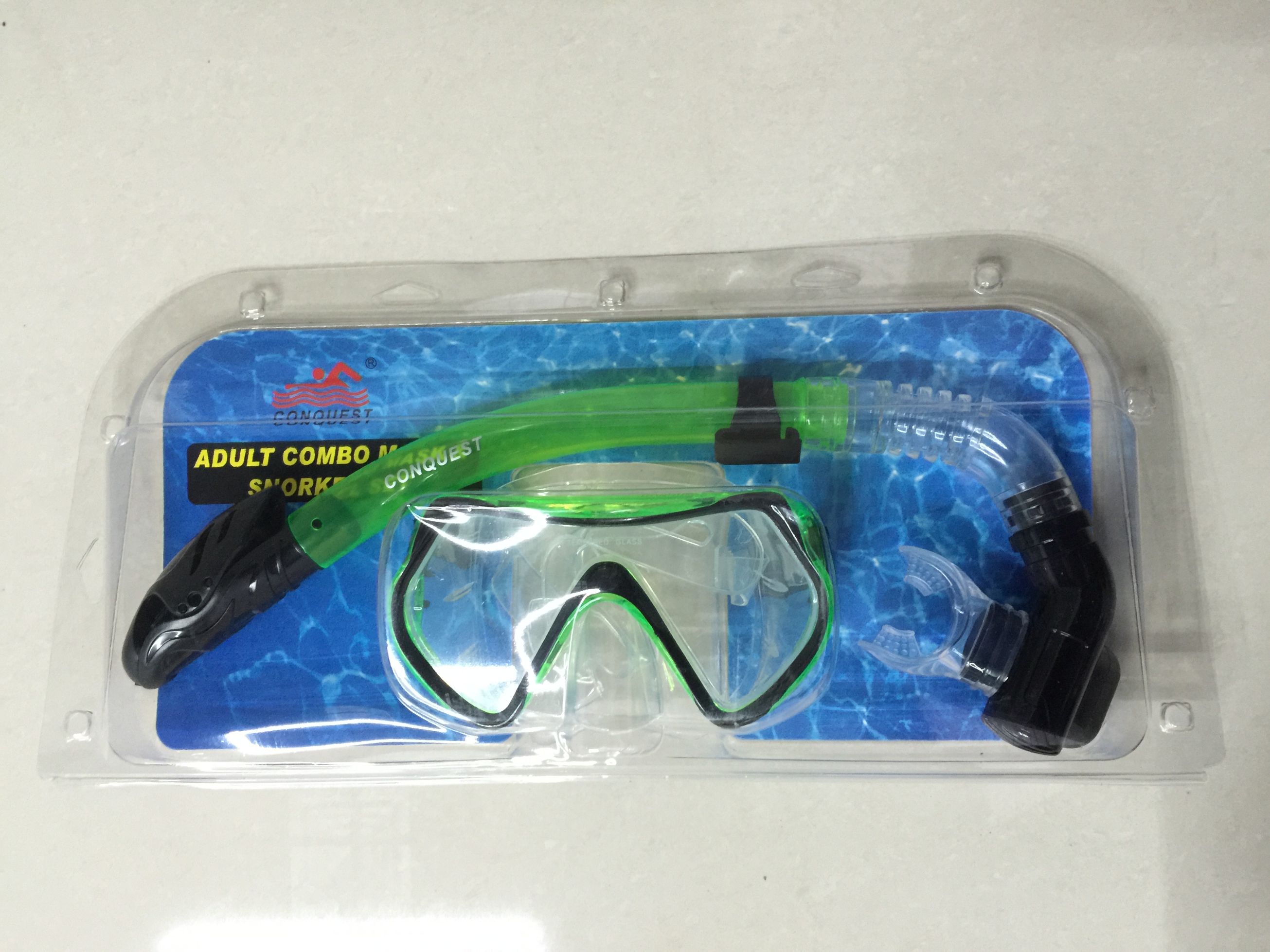 潜水套装/全干式呼吸管/钢化玻璃潜水镜产品图