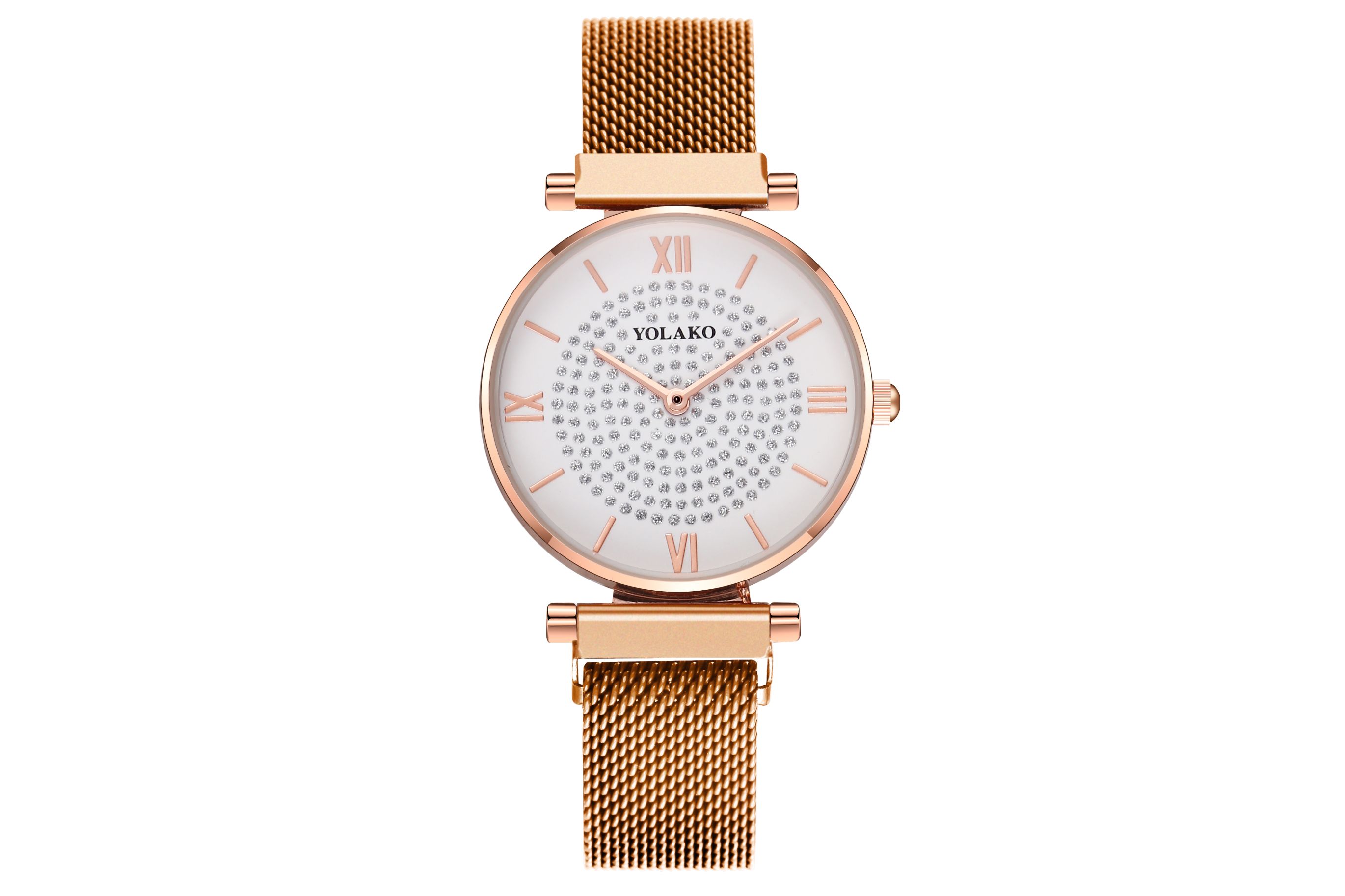 Oulaike ladies' leather strap watch details Picture