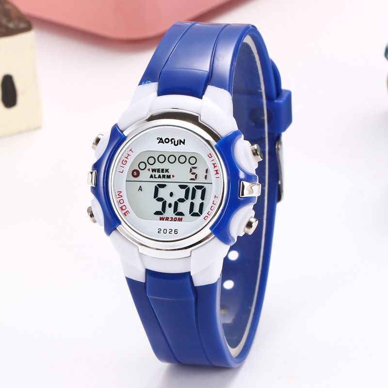 Luminous electronic watch detail image 6