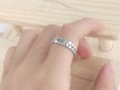 The Taiyin open ring is simple, versatile and fashionable. Xinmingyang Xinmingyang Xinmingyang details Picture
