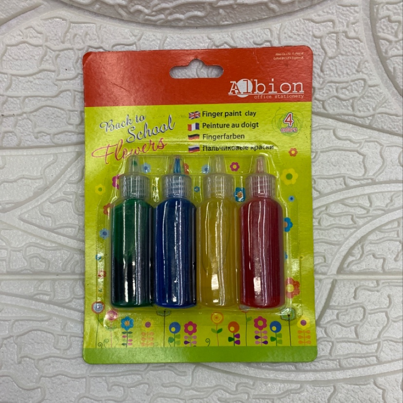 4 colors 30 ml glass paint, ceramic paint