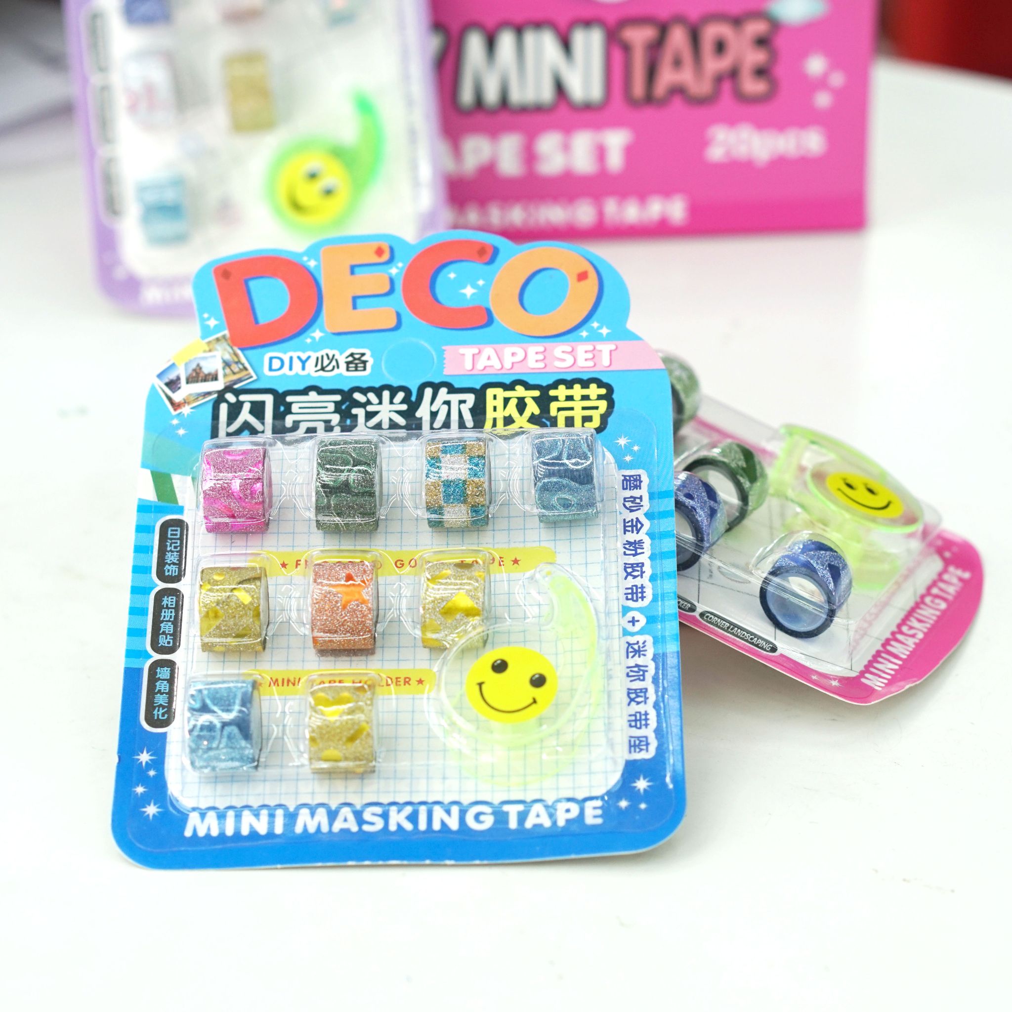 Amazon's best-selling mini gold onion tape card suction creative DIY decorative stickers and paper color tape cutter details Picture