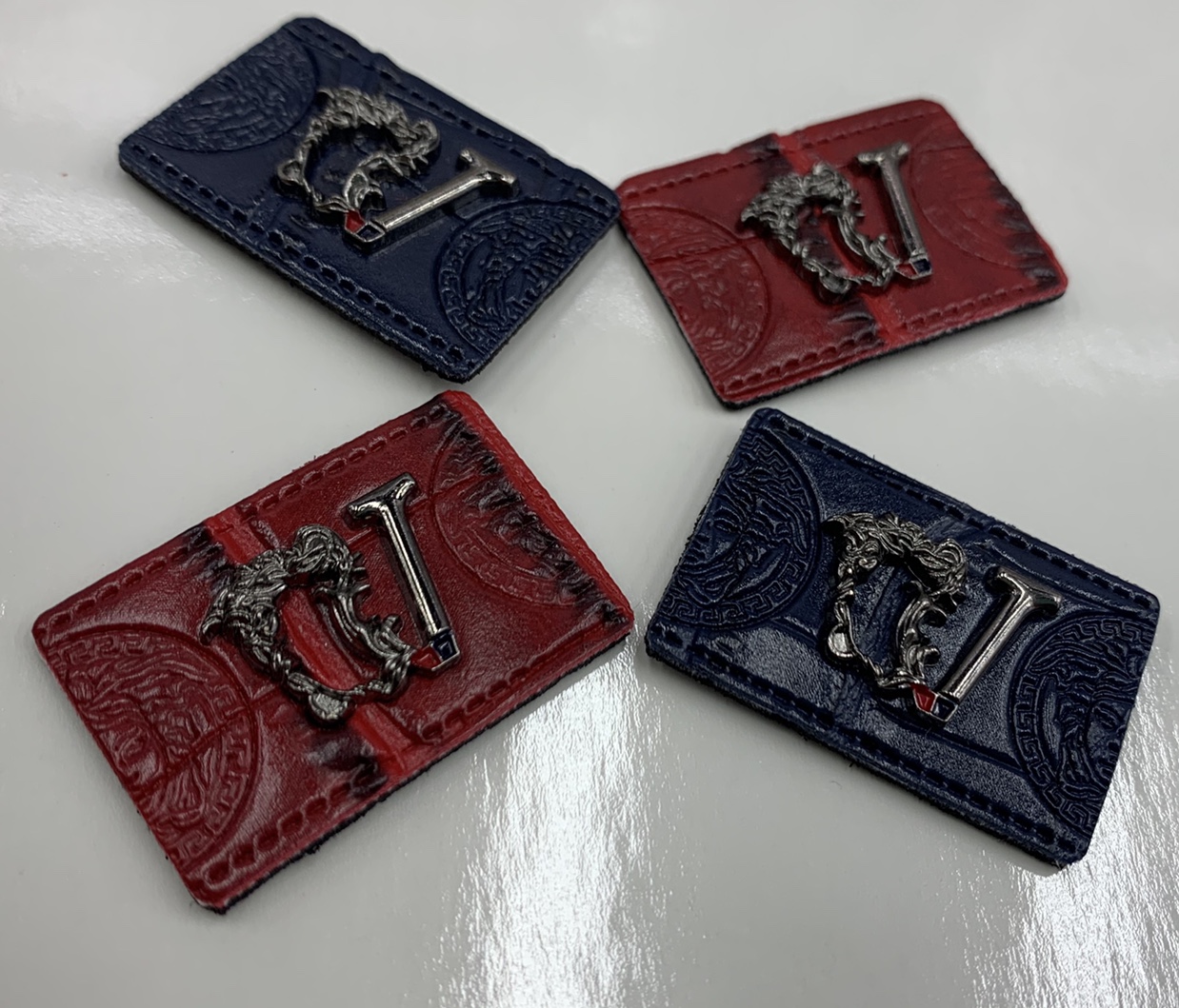 Hardware leather label clothing armband jacket decorative label pants label luggage label wallet label thumbnail