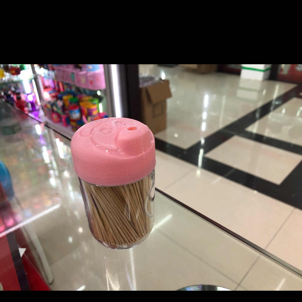 竹制牙签细节图