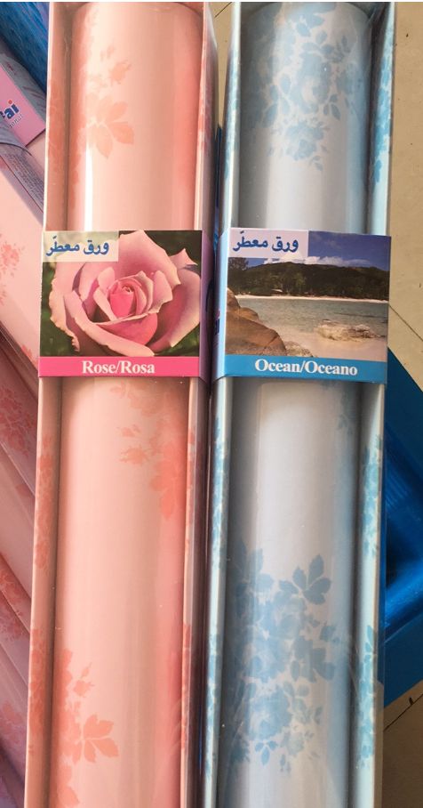 Customized exquisite printed scented paper, scented drawer paper, moisture-proof and odor-removing paper with fragrance details Picture