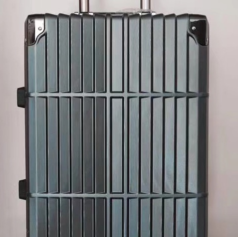 全铝拉杆铝框行李箱图