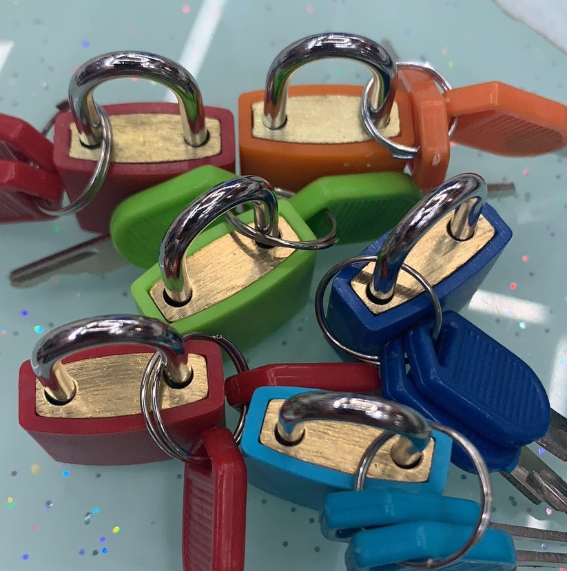 Sleeve casing Small padlock zinc alloy sleeve casing lock copper sleeve casing thumbnail