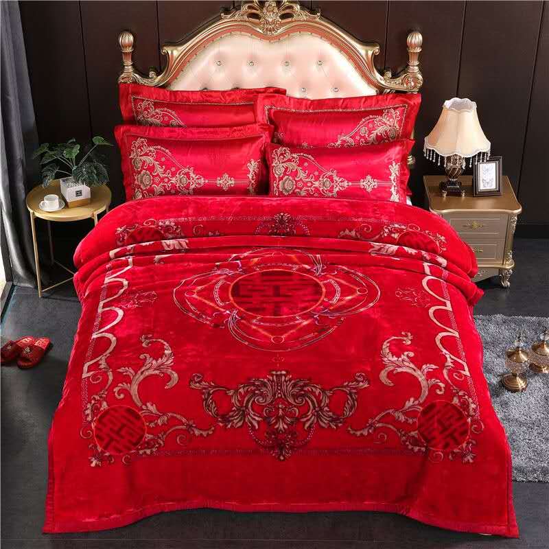 Double-layer thickened Raschel blanket Specification image