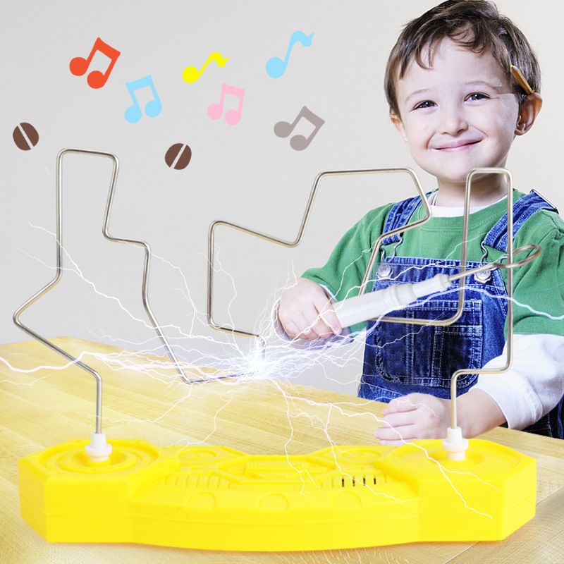 The same type of electric maze game as Douyin focuses on training children's impact interaction and intelligence. It is a toy from a street stall Specification image
