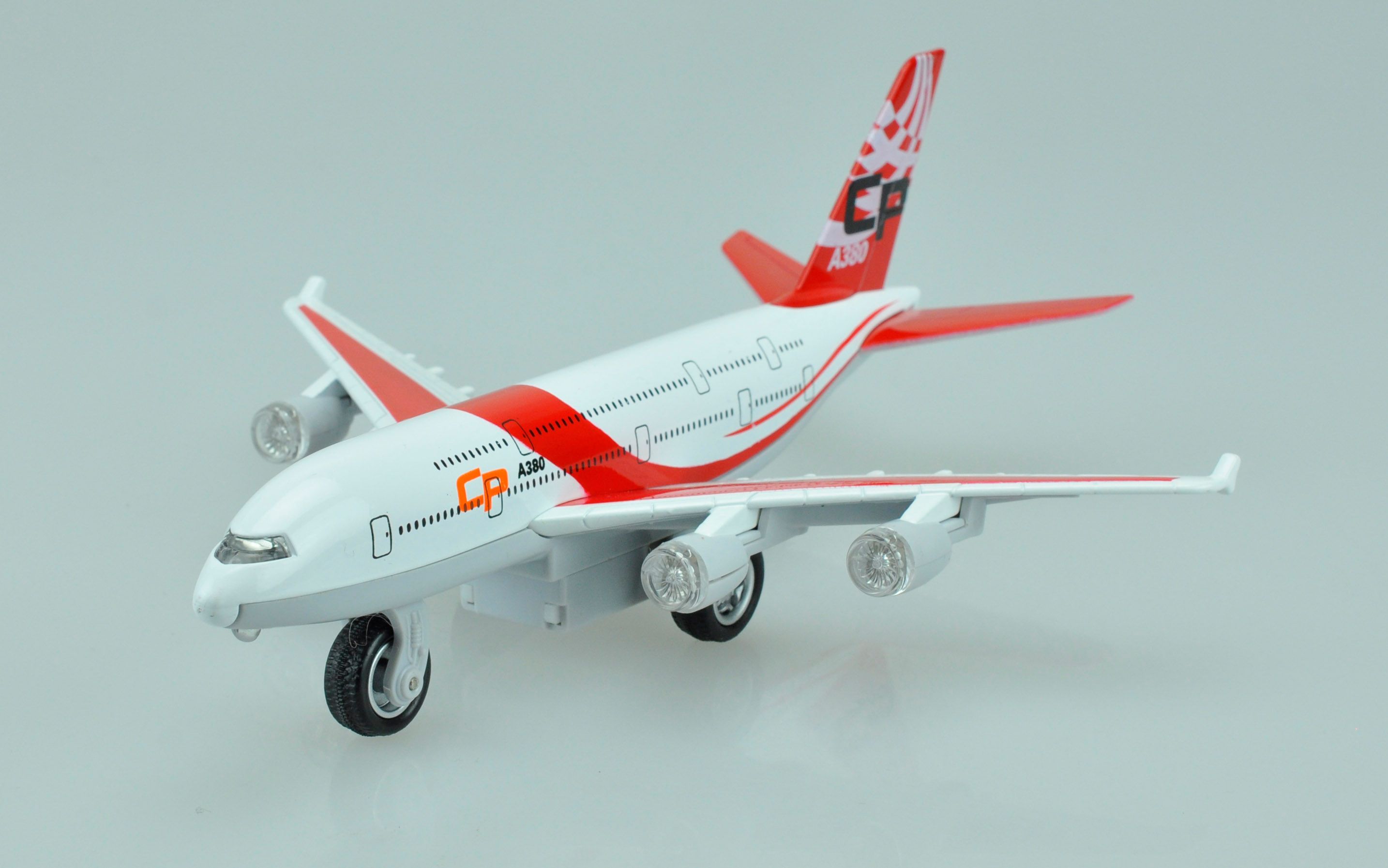 New children's alloy airplane toy, Huili Sound and Light detail image 4