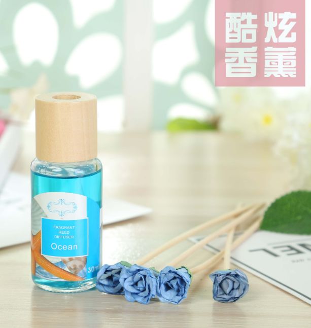 KUXUAN无火香薰精油干花藤条檀香熏香水除臭香薰瓶细节图