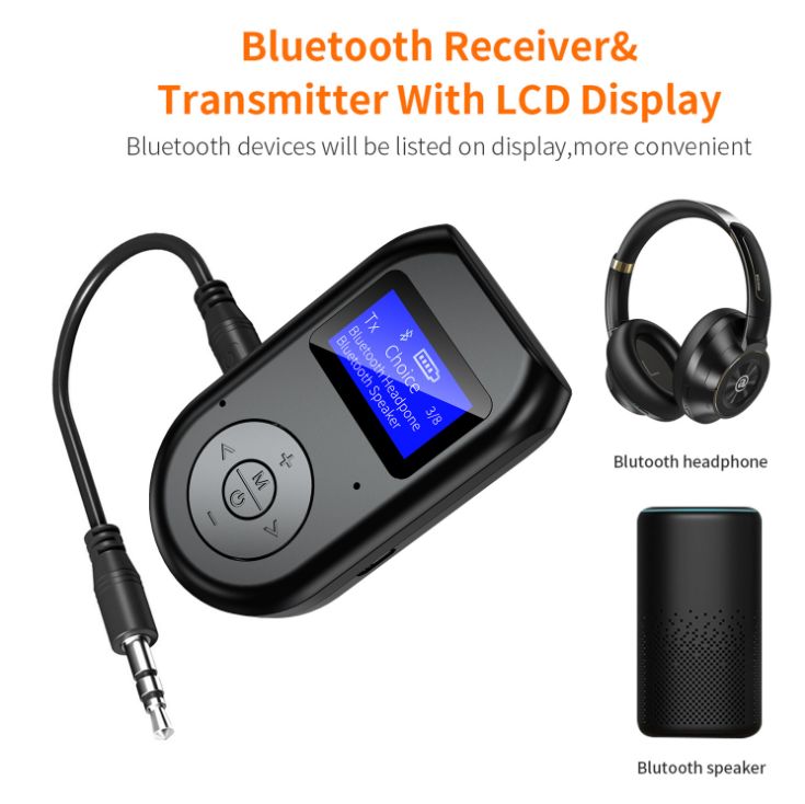 The new LCD Bluetooth adapter Bluetooth receiver transmitter Bluetooth transmiter