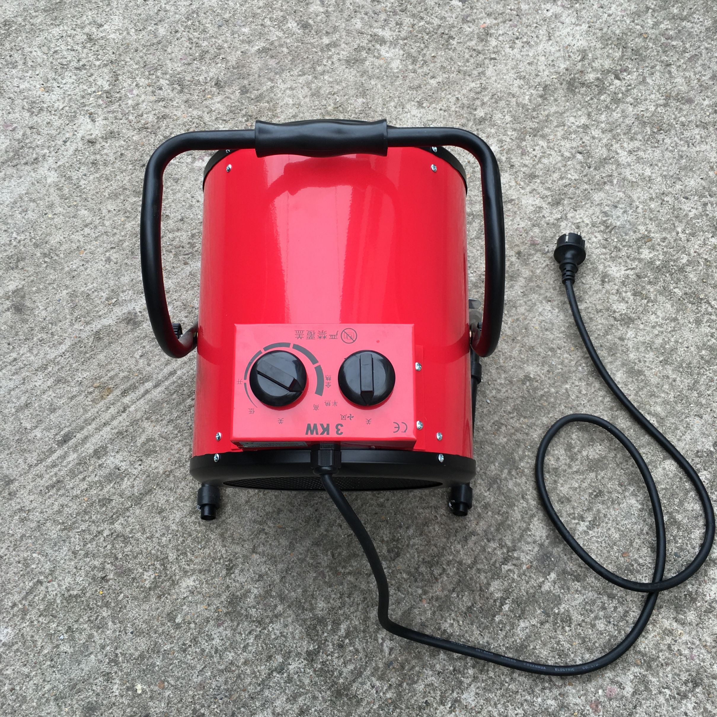 Cross-border foreign trade 3KW220V 27-diameter round industrial warm air blower, heater, dryer, hot air blower and insulation equipment detail image 9
