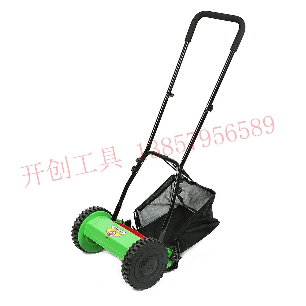 Push lawn mower Push lawn mower 12 "no power no engine roll mower with grass bag
