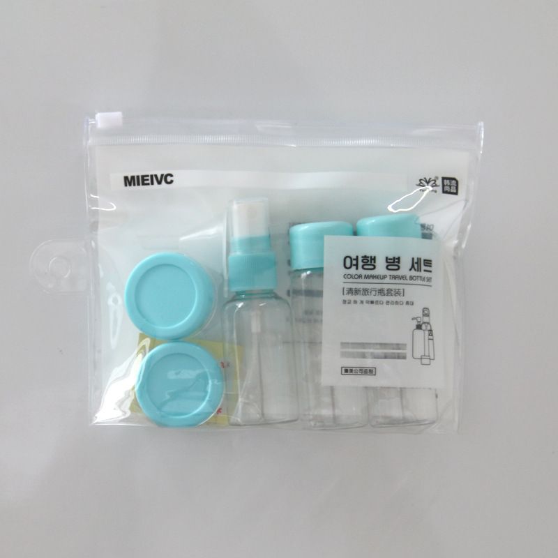 旅行喷瓶分装瓶套装塑料瓶喷雾乳液洗发水膏霜化妆品瓶26410