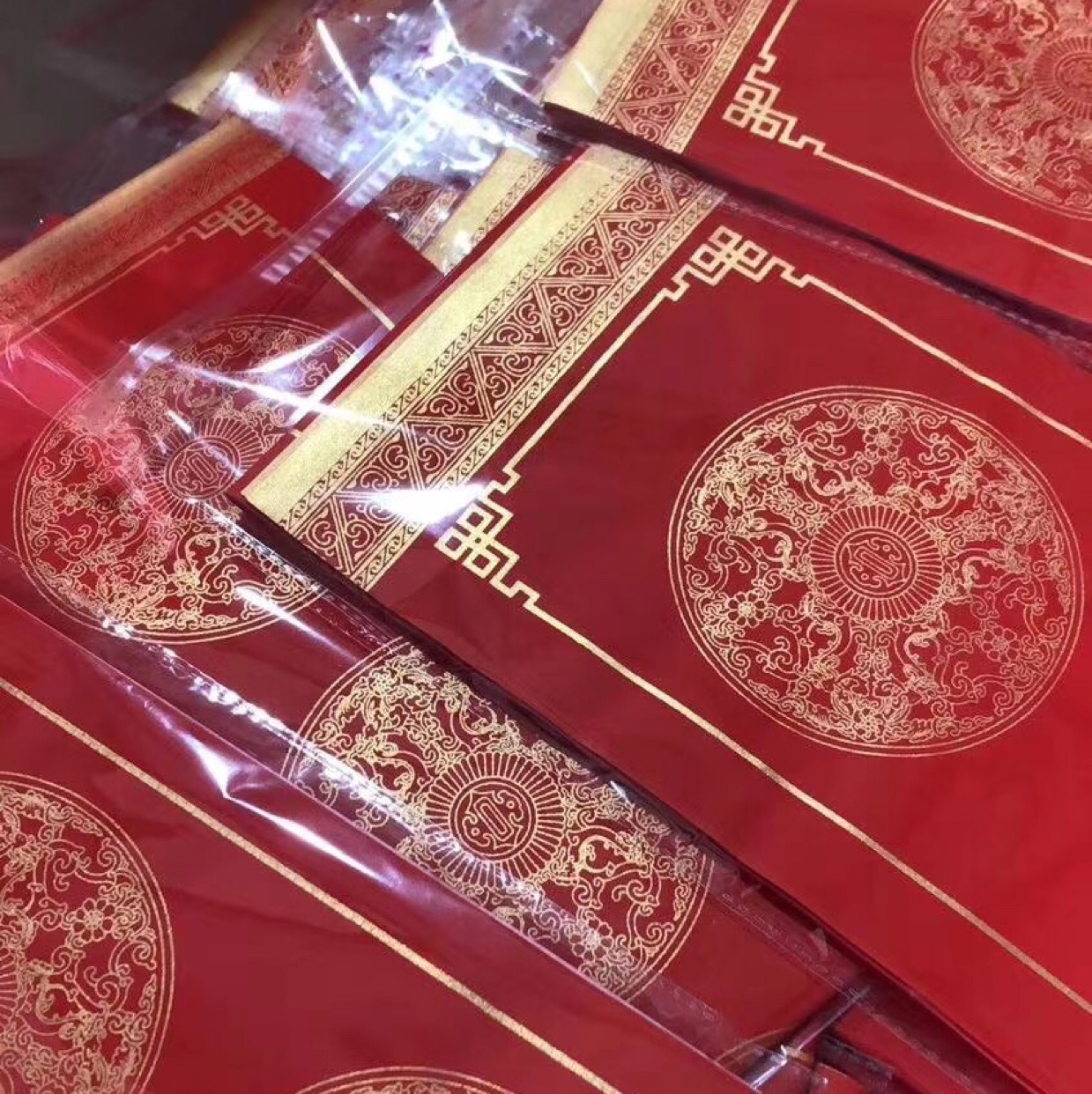 手写宣纸礼品广告对联福字红包大礼包定制130