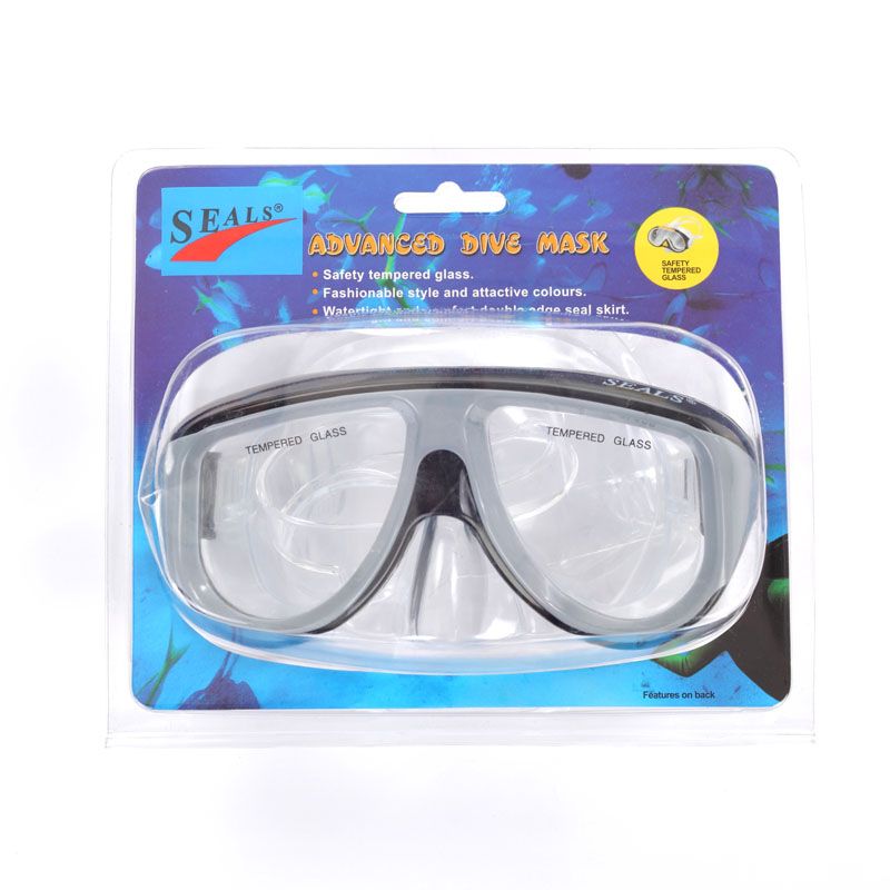 大框潜水面镜潜水镜套装潜水用品成人面罩大框泳镜男女M9图