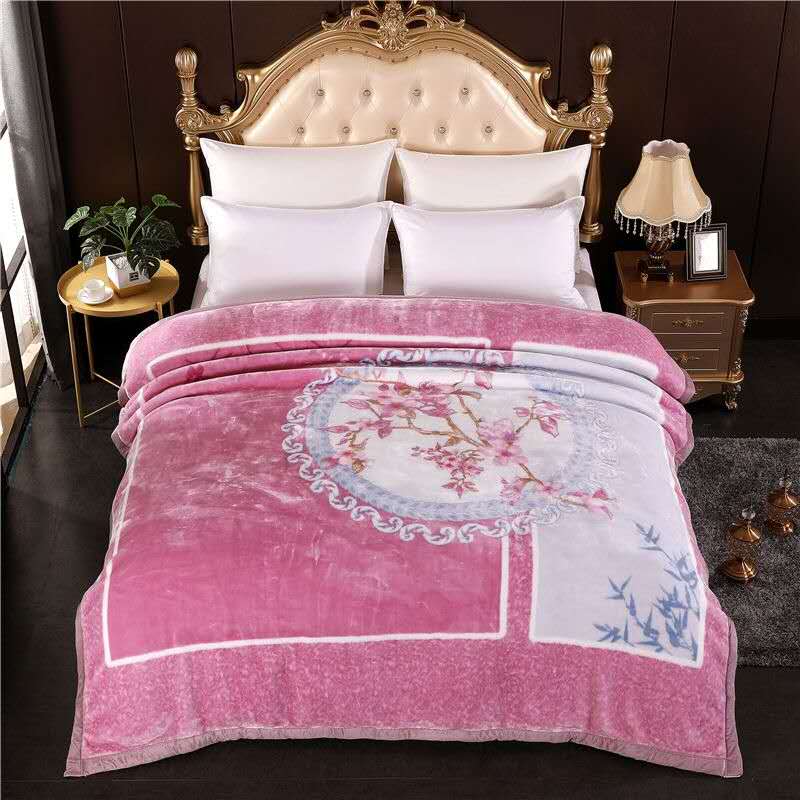 Double-layer thickened Raschel blanket details Picture