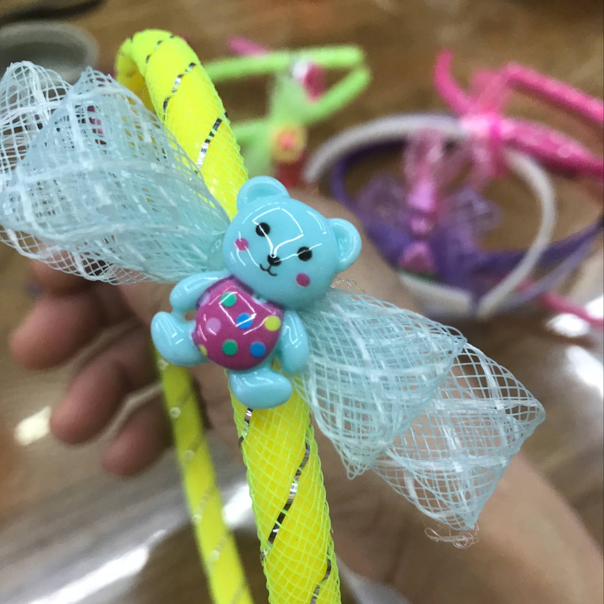 Resin accessories bear