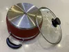 6-piece set of multi-purpose pot, soup pot, cooking pot, 22cm, 24cm, 26cm stainless steel, color Application Scenario