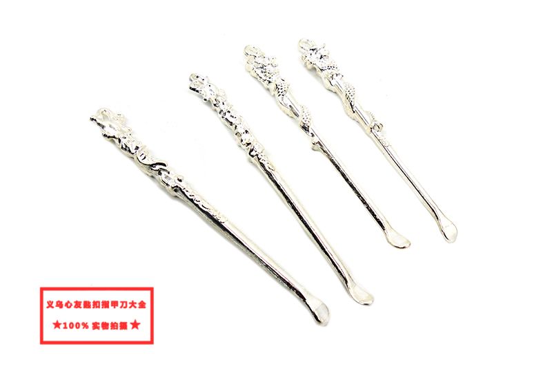 龙凤银耳勺 925银掏耳挖器耳扒现货批发 珠宝赠送礼品详情1