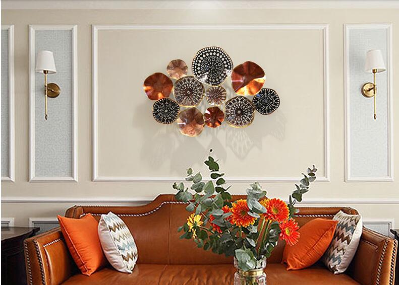 欧式餐厅墙面装饰墙饰 创意墙上墙壁挂饰 客厅铁艺立体壁饰